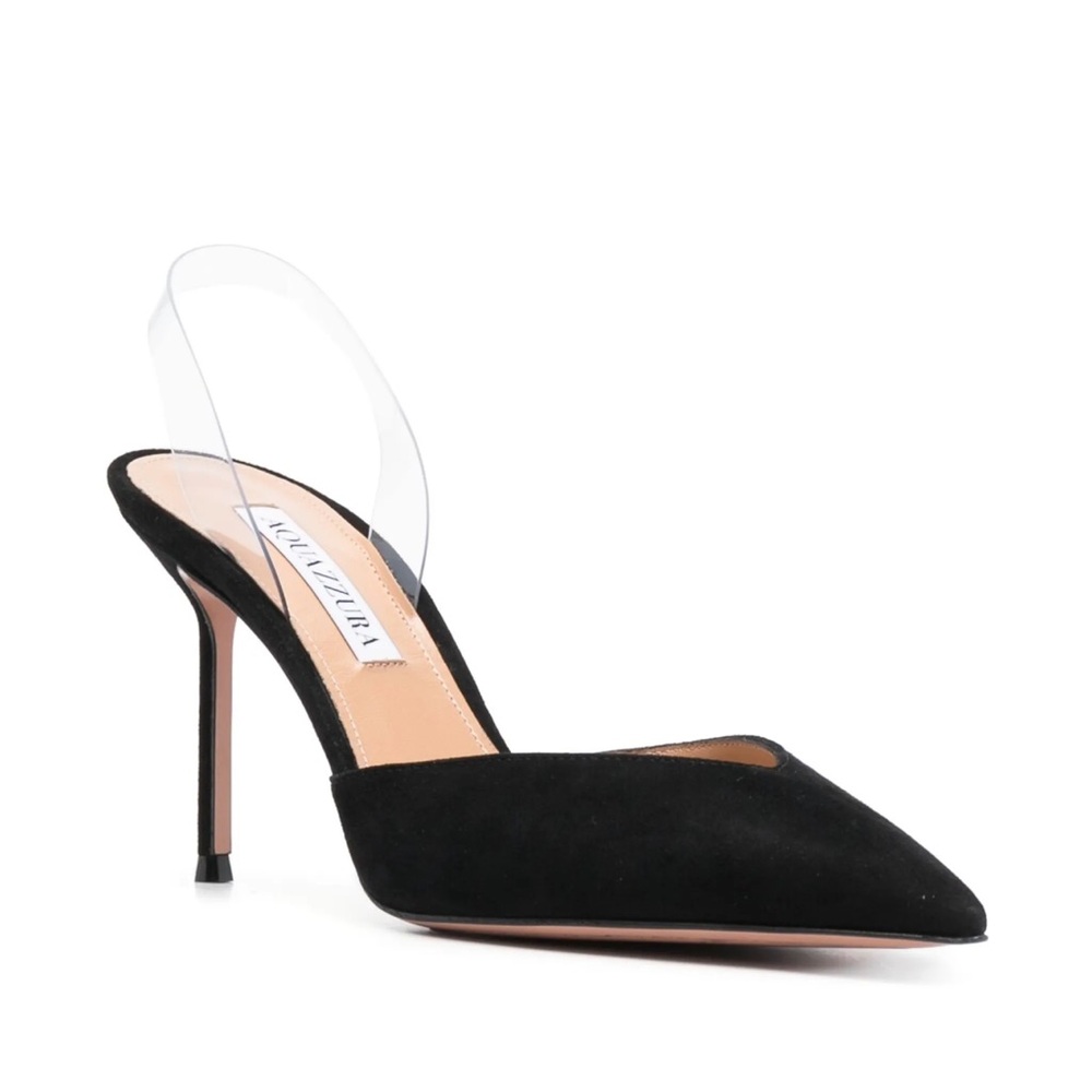 Aquazzura V Plexi Sling 85